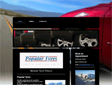 Tablet Screenshot of populartyres.co.uk